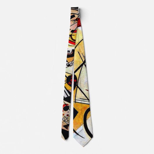 Kandinsky - Durchgehende Linie, farbig Krawatte (Rückseite)