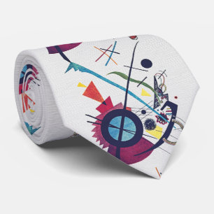 Kandinsky Dynamik – Geometrische Energie Krawatte