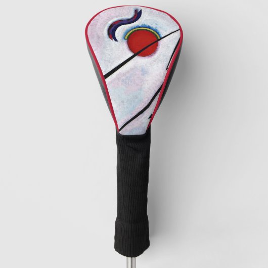 Kandinsky - Eckige Linie Golf Headcover (Vorderseite)
