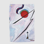 Kandinsky - Eckige Linie Golfhandtuch (Vorderseite)