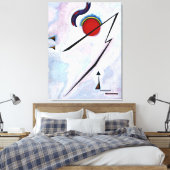 Kandinsky - Eckige Linie Leinwanddruck (Insitu (Schlafzimmer))
