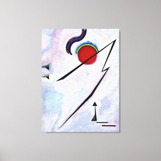 Kandinsky - Eckige Linie Leinwanddruck (Vorderseite)