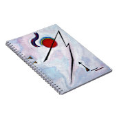 Kandinsky - Eckige Linie Notizblock (Rechte Seite)