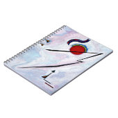 Kandinsky - Eckige Linie Notizblock (Linke Seite)
