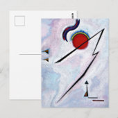Kandinsky - Eckige Linie Postkarte (Vorne/Hinten)