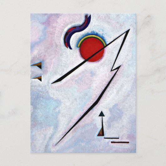 Kandinsky - Eckige Linie Postkarte (Vorderseite)