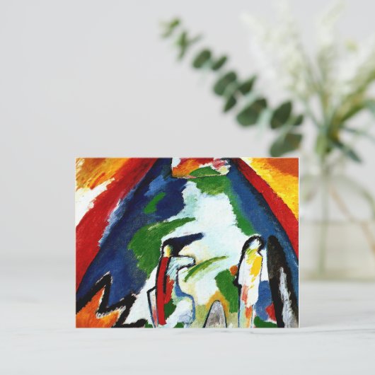 Kandinsky - Ein Berg Postkarte (Stehend Vorderseite)