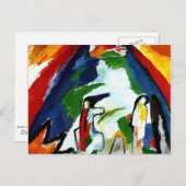 Kandinsky - Ein Berg Postkarte (Vorne/Hinten)