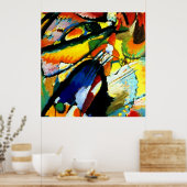 Kandinsky - Ein Engel des letzten Urteils, Poster (Küche)