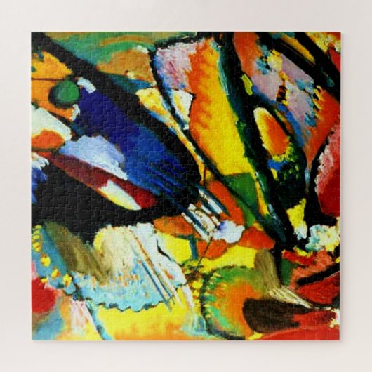 Kandinsky - Ein Engel des letzten Urteils, Puzzle (Horizontal)