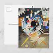 Kandinsky - Ein Zentrum Postkarte (Vorne/Hinten)
