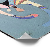 Kandinsky - Eine schwebende Figur, Poster (Ecke)