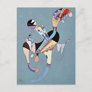 Kandinsky - Eine schwebende Figur Postkarte