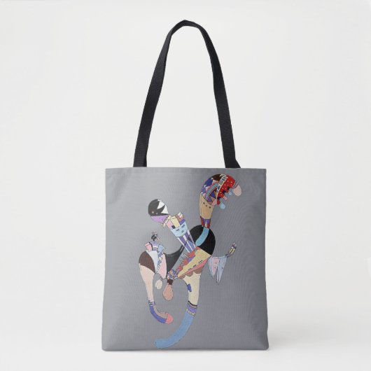 Kandinsky - Eine schwebende Figur Tasche (Vorderseite)