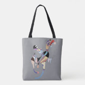 Kandinsky - Eine schwebende Figur Tasche (Rückseite)