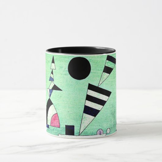 Kandinsky - Eingetaucht in Grün, Tasse (Zentrum)