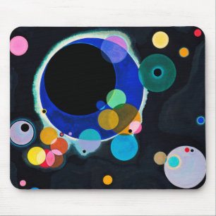 Kandinsky einige Kreise abstrakt Mousepad