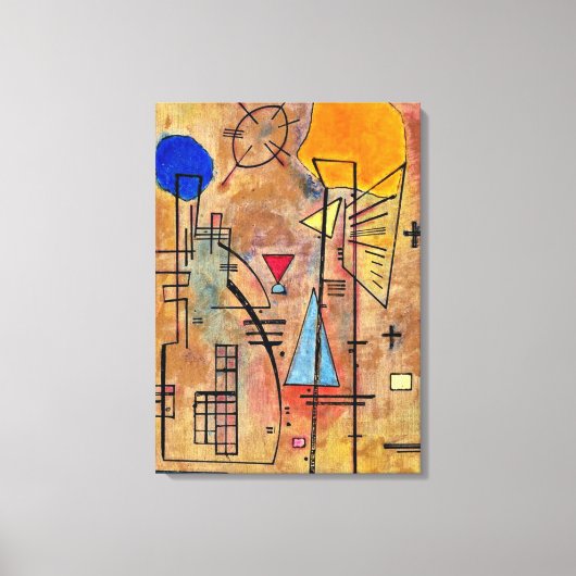 Kandinsky - Eins Zwei Leinwanddruck (Vorderseite)