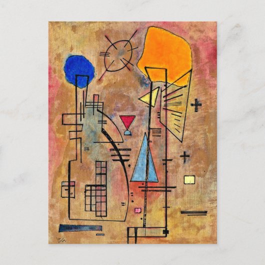 Kandinsky - Eins Zwei, Postkarte (Vorderseite)
