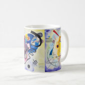 Kandinsky Emotionale Symphonie in Rot, Gelb und Bl Kaffeetasse (VorderseiteRechts)