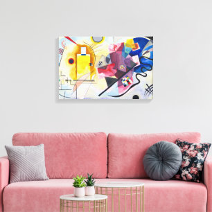 Kandinsky Emotionale Symphonie in Rot, Gelb und Bl Leinwanddruck
