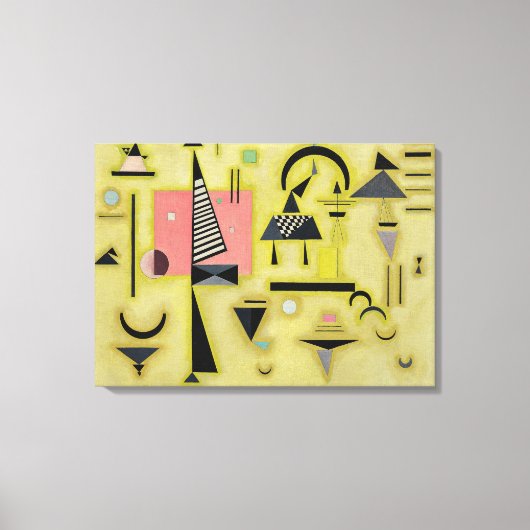 Kandinsky - Entscheidende Rose Leinwanddruck (Vorderseite)