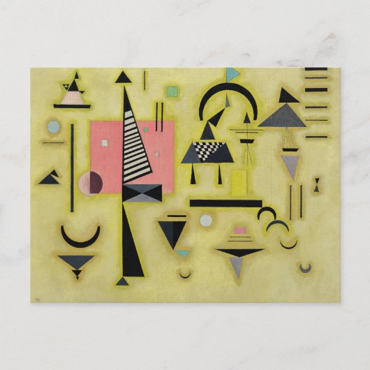 Kandinsky - Entscheidende Rose, Postkarte (Vorderseite)