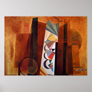 Kandinsky-Entwicklung - Abstraktes Werk in Brown Poster