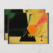 Kandinsky - Entwicklung, populäre Malerei, Postkarte (Vorne/Hinten)