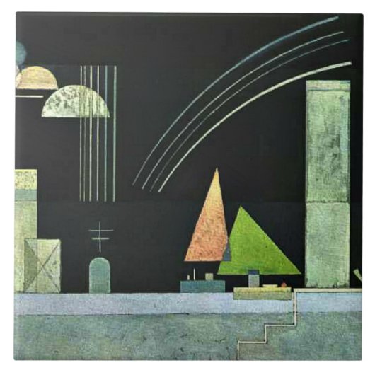 Kandinsky - Erholung Fliese (Vorderseite)