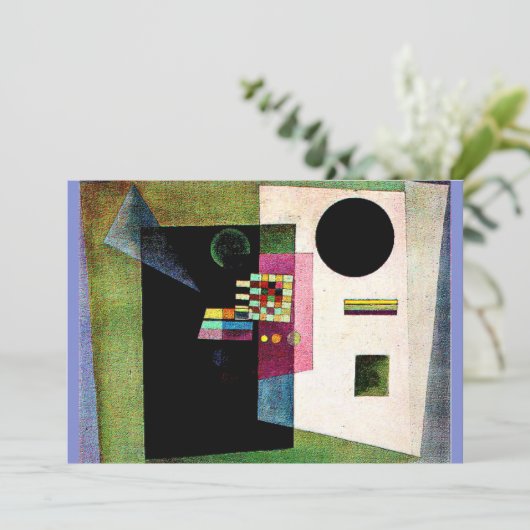 Kandinsky - Erholung Karte (Stehend Vorderseite)