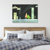 Kandinsky - Erholung Leinwanddruck (Insitu (Schlafzimmer))