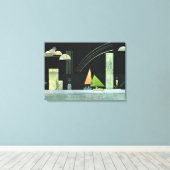 Kandinsky - Erholung Leinwanddruck (Insitu (Holzboden))