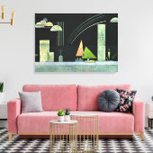 Kandinsky - Erholung Leinwanddruck (Insitu (Wohnzimmer))