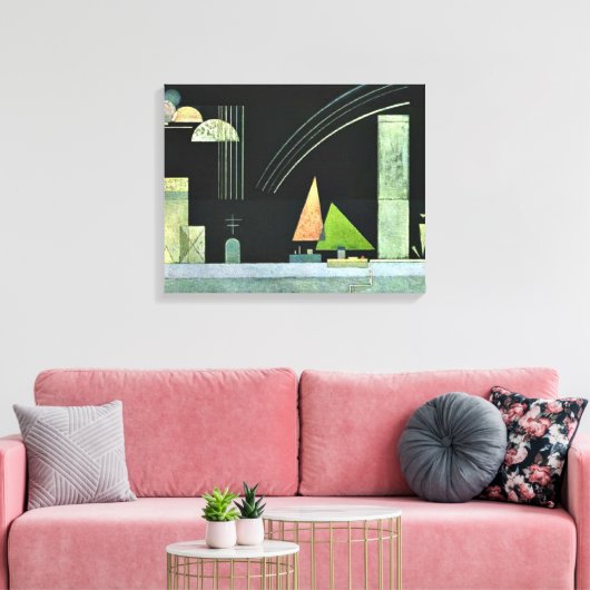 Kandinsky - Erholung Leinwanddruck (Insitu (Wohnzimmer))