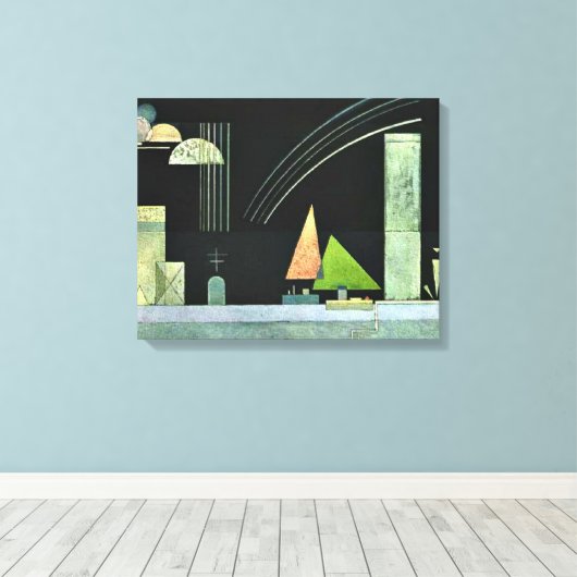 Kandinsky - Erholung Leinwanddruck (Insitu (Holzboden))