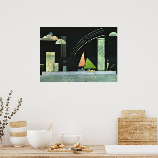 Kandinsky - Erholung Poster (Küche)