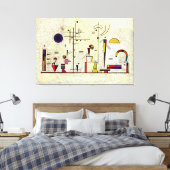 Kandinsky - Ernsthafter Spaß Leinwanddruck (Insitu (Schlafzimmer))
