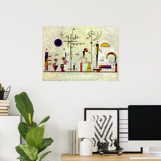 Kandinsky - Ernsthafter Spaß Poster (Heimbüro)