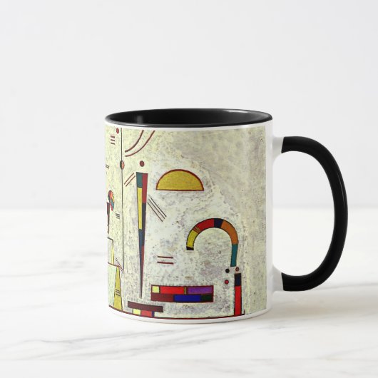 Kandinsky - Ernsthafter Spaß Tasse (Rechts)