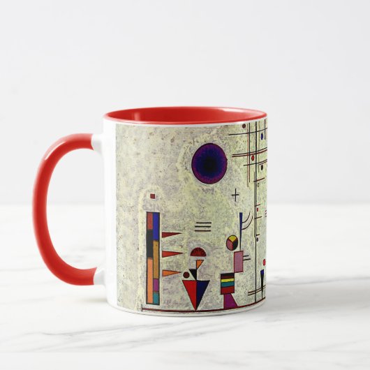 Kandinsky - Ernsthafter Spaß Tasse (Links)