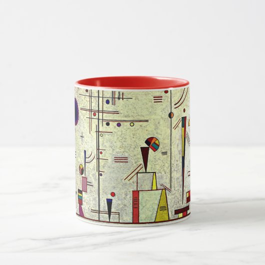 Kandinsky - Ernsthafter Spaß Tasse (Zentrum)