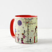 Kandinsky - Ernsthafter Spaß Tasse (Vorderseite Links)