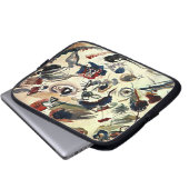 Kandinsky - Erste Abstrakte Wasserfarbe Laptopschutzhülle (Vorne Knopf)