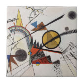 Kandinsky Expressionist Absract Painting Artwork Fliese (Vorderseite)