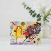 Kandinsky Expressionist Abstrakt Art Postkarte (Stehend Vorderseite)