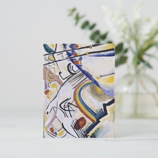 Kandinsky Expressionist Abstrakt Painting Cossacks Postkarte (Stehend Vorderseite)