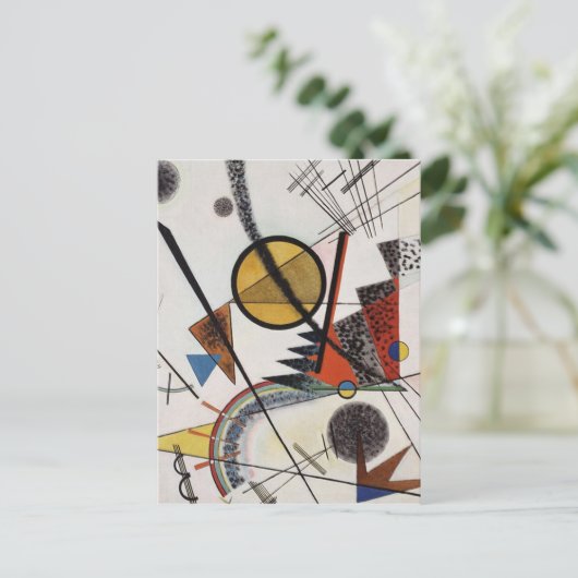 Kandinsky Expressionist Abstrakte Malerei Postkarte (Stehend Vorderseite)