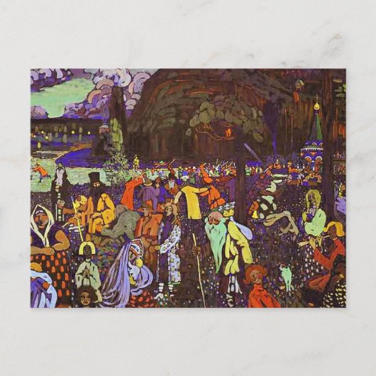 Kandinsky - Farbige Leben, Postkarte (Vorderseite)