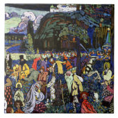 Kandinsky - farbiges Leben, Fliese (Vorderseite)